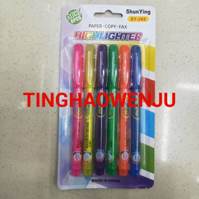 Fluorescent Pen Marker Color Pencil Graffiti Pen Suction Card Fluorescent Pen