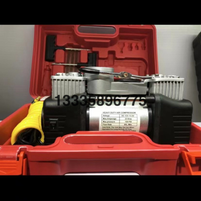 Car Charging Pump Double Cylinder Digital Display Portable High Power 12V Car Supplies-Inflation Pump Household Tire Pump