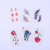 Colorful and Fresh Tattoo Sticker Flower Feather Fox Simulation Waterproof Arm Concealer Scar Tattoo Sticker Paper