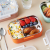 Cute Cartoon Stainless Steel Lunch Box Student Lunch Box Portable Office Worker Children's Bento Box with Spoon