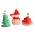 Christmas DIY Candle Silicone Mold Christmas Hat Broom Snowman Christmas Cedar Christmas Series Candle Ornaments