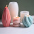 AliExpress Striped Cylindrical Candle Silicone Mold DIY Geometric Candle Making Candlestick Rotating Wave Simple Mold