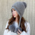Autumn and Winter Korean Style Cute Hanging Ball Hat Female Fleece Lined Padded Warm Keeping Knitted Hat Sweet Outdoor Cold-Proof Woolen Cap