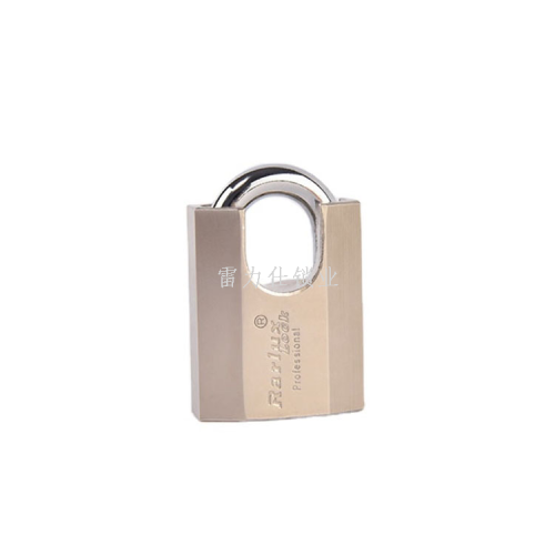 iron electroplating pearl chromium octagonal geometric backpacks beam blade padlock lock door lock