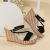 European American Summer New Foreign Trade Sandals Wedge Platform Platform Platform Platform Platform Sandals High Heel Platform Roman Sandals Large Size