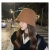 Hat Women's All-Match Knitted Fisherman Hat Korean Woolen Hat Autumn and Winter Face-Looking Small Solid Color Bucket Hat Bucket Hat