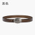 Women's Belt Women's Leather Decoration Versatile and Economical Korean Style Fashionable First Layer Cowhide Smooth Buckle Slimming Thin Belt for Women