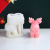 DIY Christmas Aromatherapy Candle Silicone Mold Handmade Christmas David's Deer Snowman Bell Christmas Candle