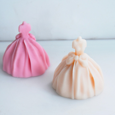 Three-Dimensional Bow Wedding Candle Silicone Mold DIY Handmade Soap Plaster Decoration Wedding Aromatherapy Candle Making