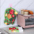 Home Daily Oven Anti-Scald Fruit Printed Three-Piece Thickened Fruit Pattern Gloves Mat Set