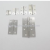 Stainless steel hinges 1 inch -4 inch flat open small hinge gift cabinets doors and windows for small Luo small hinge