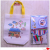 Graffiti Canvas Bag Children's Handmade Painting Coloring Cartoon Handmade Coloring Drawing Canvas Bag