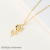 European and American Entry Lux Full Rhinestone Zircon Sunflower Flower Pendant Necklace Women's Simple Niche Clavicle Chain Online Influencer Jewelry