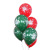 Christmas Balloon Decorations Arrangement Balloon Set MerryChristmas Atmosphere Scene Rubber Balloons Cross-Border