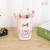 Spot Creative Desktop Multi-Function Mobile Phone Holder Large Capacity Storage round Make-up Pen Container Wholesale