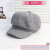 Woolen Octagonal Cap Face-Looking Small Beret Female Fashion Ins Navy Hat Female Autumn and Winter British Wild European and American