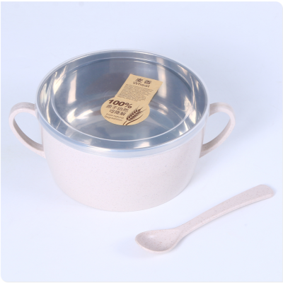 Instant Noodle Bowl Artifact Bowl and Chopsticks Set with Lid Student Bowl Stainless Steel Dormitory Instant Noodle Bowl Single Insulated Lunch Box