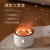 New Creative Volcano Aroma Diffuser Flame Lamp Spray Jellyfish Humidifier New Spit Ring Humidifier