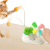 New Pet Supplies Wholesale Cat Pinwheel Funny Cat Grass Funny Cat Ball Toy Relieving Stuffy Self-Hi Cat Toy