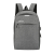 High Quality Grey Oxford USB Charging Student Backpack Set 3 In 1 School Bags Kids Backpacks