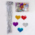 Amazon Wholesale Heart-Shaped Laser Sequins Five-Pointed Star Balloon Rain Silk Pendant Birthday Party Wedding Supplies