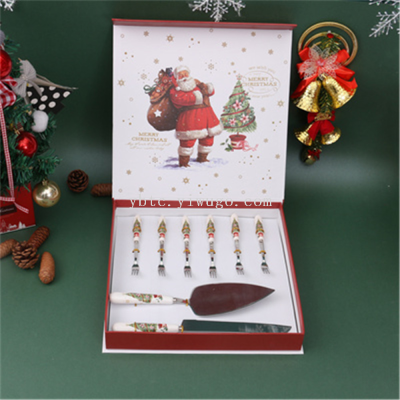 Christmas Gift Ceramic Cup Good-looking Kitchen Utensils Gift Box Set Fruit Plate Ceramic Kettle Cup with Lid