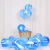 12-Inch Agate Colorful Cloud Balloon Rubber Balloons Party Agate Multicolor Balloon Wedding Decoration Rainbow Agate Balloon