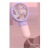 New Flower Mini USB Rechargeable Fan Portable Simple Contrast Color Handle Large Wind Mouth with Fan