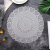 2022 New Concentric round Western-Style Placemat Hollow Heat Insulation Non-Slip