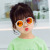 New Sticky Pearl Kids Sunglasses B138 Spot Fashion Baby Street Shooting Fashion Match round Frame Glasses Wholesale