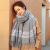 2022 Artificial Cashmere Scarf New Winter Shawl Scarf Women's Thickened Warm Tassel Scarf Scarf Winter Delivery