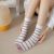 Socks2022 New Ins Trendy Korean Style Mid-Calf Length Socks Women's Autumn and Winter Online Influencer Fashion Striped Casual Socks Breathable Cotton Socks