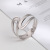 Asymmetric Bracelet Zinc Alloy Original Design Female Small Glossy and Simple Niche Personality Factory Direct Sales Hand Jewelry