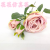 Artificial/Fake Flower Bonsai Single 3 Roses Vase Furnishings Ornaments