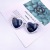 New Sticky Pearl Peach Heart Frame Sunglasses Personality Fashion Boys Girls Sun Protection Cool Cute Sun Glasses