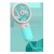 New Flower Mini USB Rechargeable Fan Portable Simple Contrast Color Handle Large Wind Mouth with Fan