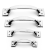  stainless steel bow - type cabinet drawer square handle grip 3-6 inch door and window hardware accessories