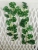 Wholesale Simulation Rattan Green Radish Leaves Wall Hanging Plant Rattan Green Landscape Green Plants