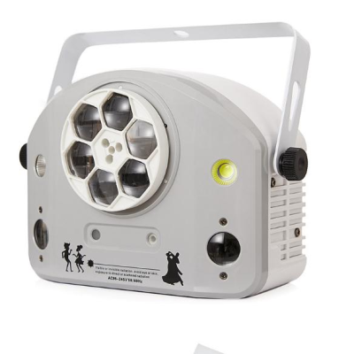 Baisun new bee eyes patterns RGBW 4 in 1 laser light with remote control strobe light effective for stage bar ktv