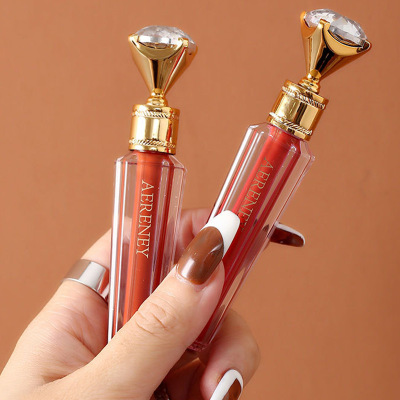 Wand Star Diamond Magic Color Lip Lacquer Cheap Lipstick Toot Lip Gloss Makeup Lock Color Lip Discoloration Resistant