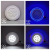 Led round Honeycomb Panel Light Pattern Two-Color Segmented Side Color Panel Light Embedded Aisle Light Ceiling Light