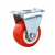 1.5-inch light red wheel 2.0-inch universal wheel PVC plastic casters move bookcase audio wheel