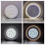 Led round Honeycomb Panel Light Pattern Two-Color Segmented Side Color Panel Light Embedded Aisle Light Ceiling Light