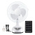 Foreign Trade Popular Style 12-Inch Solar Energy Recharge Fan Set Long Endurance Strong Wind Portable Home Outdoor Desk Fan