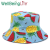 Japanese Fruit Pattern Bucket Hat Harajuku Style Spring Summer Fresh Cute Double-Sided Cartoon Fruit Outdoor Bucket Hat