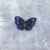 Three-cm Embroidered Butterfly Ornament Accessories Shoes Clothing Cell Phone Shell Accessories DIY Material