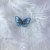 Three-cm Embroidered Butterfly Ornament Accessories Shoes Clothing Cell Phone Shell Accessories DIY Material