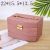 Multi-Compartment Semi-automatic Lock Jewelry Box Ornament Storage Box Princess Jewelry Box Earrings Drawer Cosmetic Mirror Wholesale