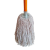 Wooden Handle Wooden Rod Iron round Head Mop Mop Old-Fashioned Line Cotton Mop Sanitation Cleaning School
