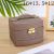 Korean Style PU Leather Large Capacity Jewelry Jewelry Box Three-Layer Drawer Earrings Necklace Ring Cosmetic Mirror Storage Box